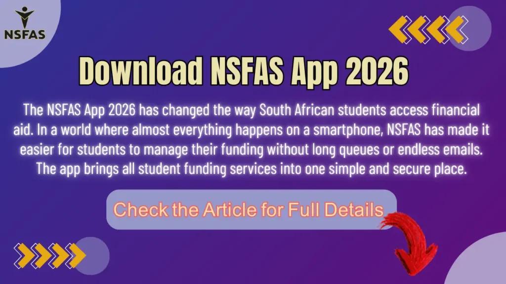 How to Download NSFAS App 2026 Check Student Funding Track & Apply Process Step by Step