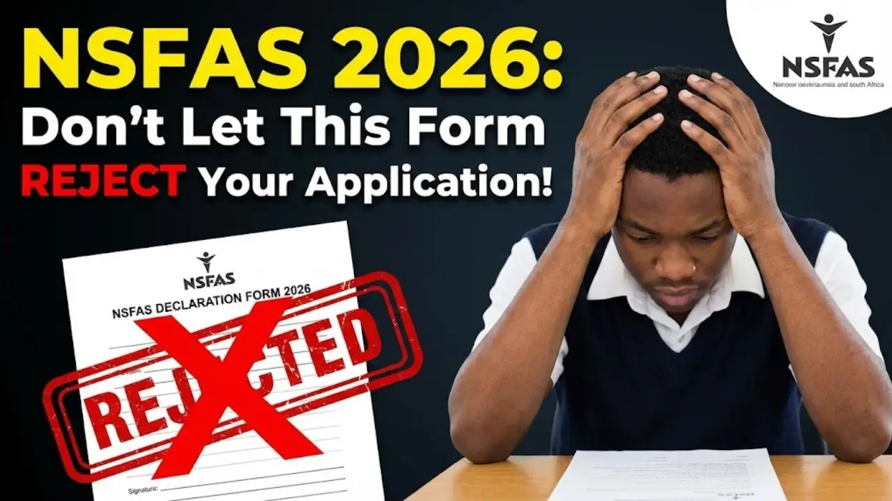 NSFAS Declaration Form 2026 (Step-By-Step) Full Details
