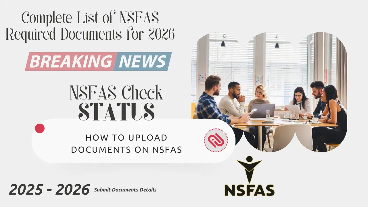 How to Upload Documents on NSFAS Check & Submit Documents Details 2026