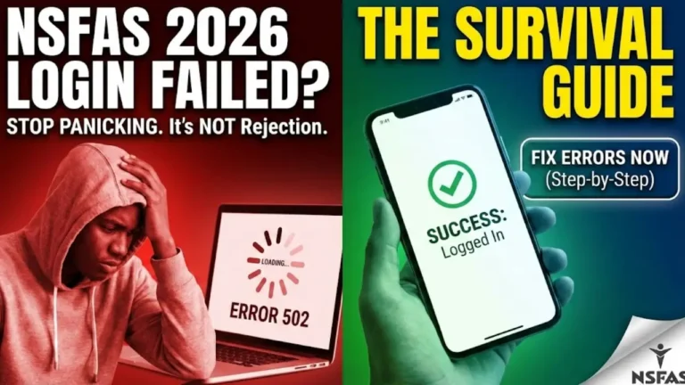 NSFAS Login Problems 2026 Check Causes, Common Problems, and Complete Solutions