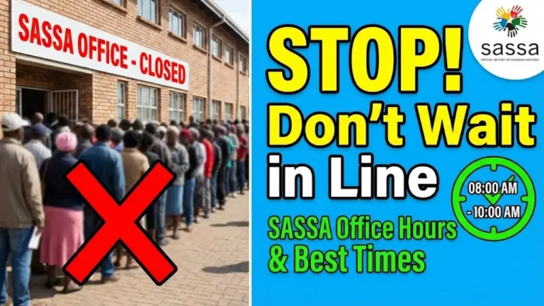 SASSA Office Opening Hours Best Days and Times to Visit a SASSA Office