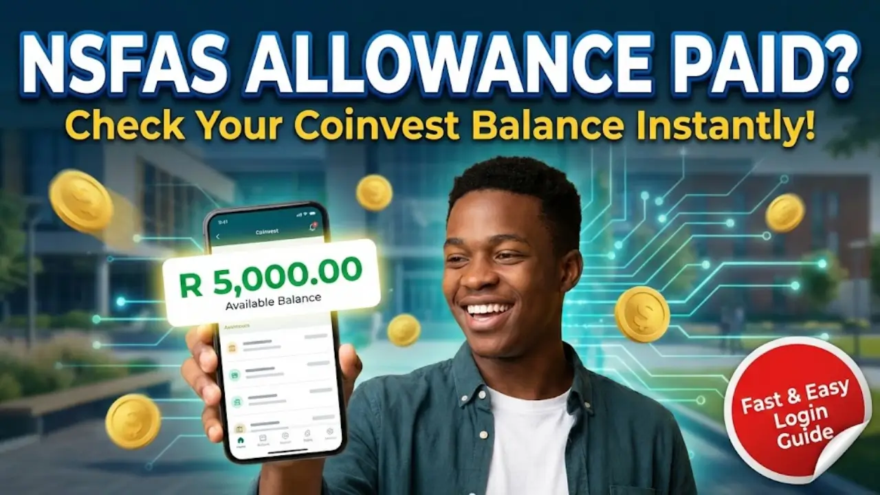 Coinvest NSFAS Login Status Check Online Step by Step With Easy Method