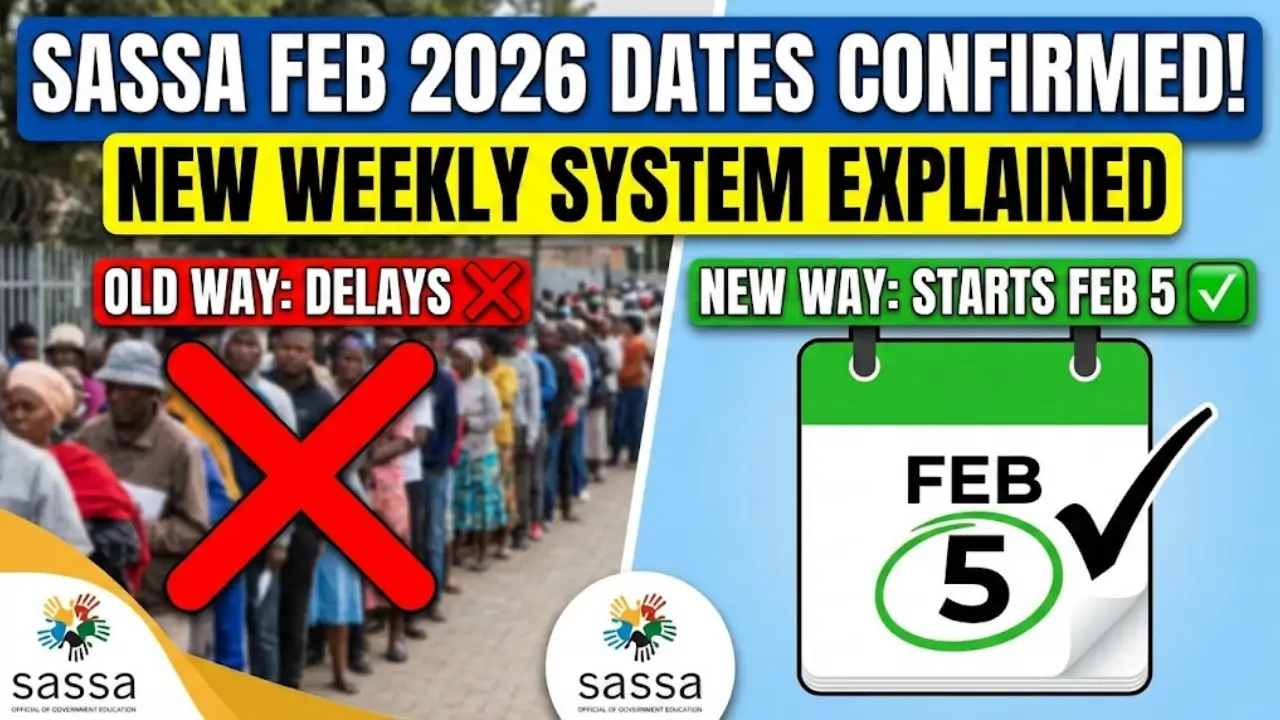 Sassa February Payment Schedule Released Check Weekly Schedule for Pension Disability R350