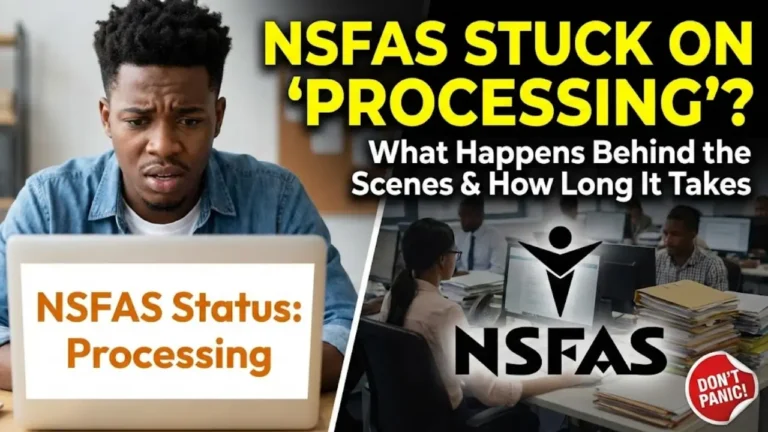 NSFAS Status Processing Details Check Step by Step