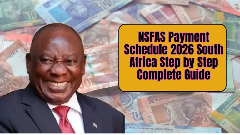 NSFAS Payment Schedule 2026 South Africa Step by Step Complete Guide