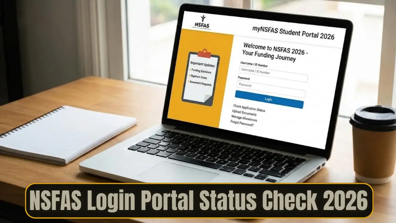 NSFAS Login Portal Status Check 2026 Step by Step