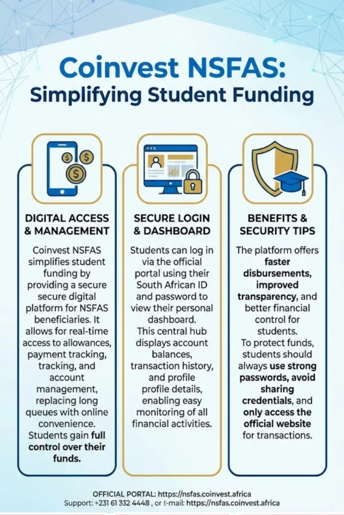 Coinvest NSFAS Login Status Check Online Step by Step With Easy Method