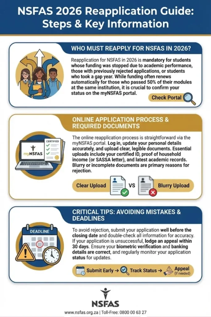 How To Reapply for NSFAS In 2026 Funding Online Payment Details Step by Step