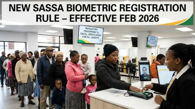 SASSA Biometric Registration Rule Check Who Needs to Register Biometrically