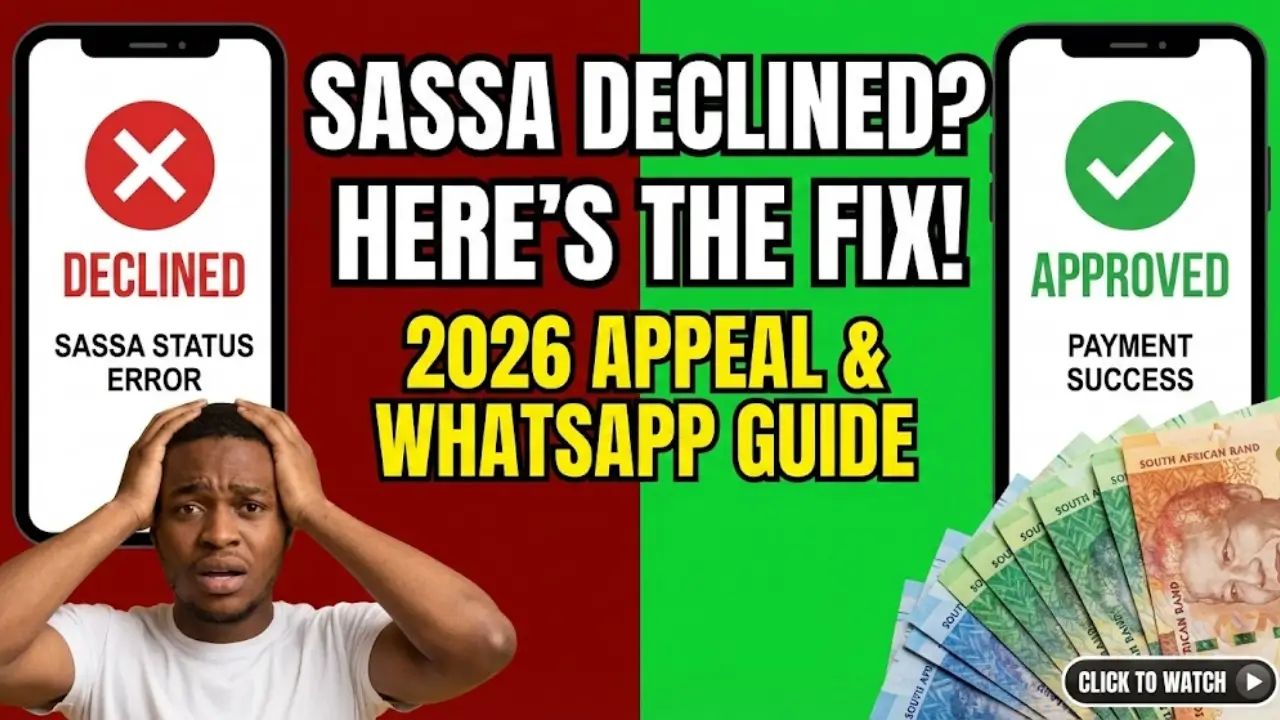 SASSA Appeal For Declined Months Check Online SASSA Status Through WhatsApp, SMS, or Call   