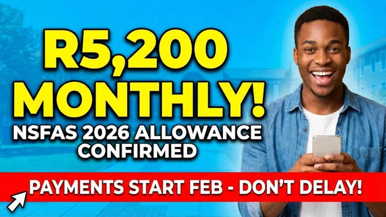 R5,200 NSFAS Allowance 2026 Check Payment Schedule and Disbursement Timeline