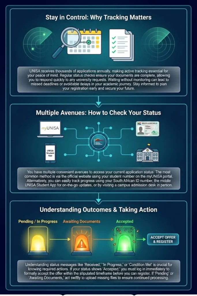 UNISA Application Status 2026 Online, How to Check ID, myUNISA Login Portal Details