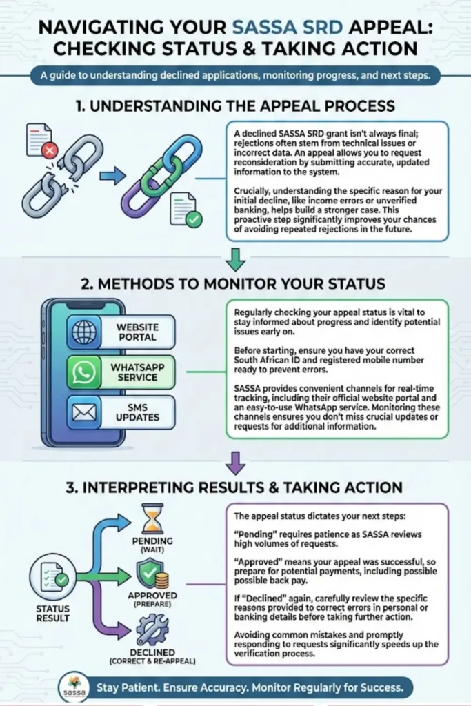 How to Check SRD Appeal for Declined Application Details