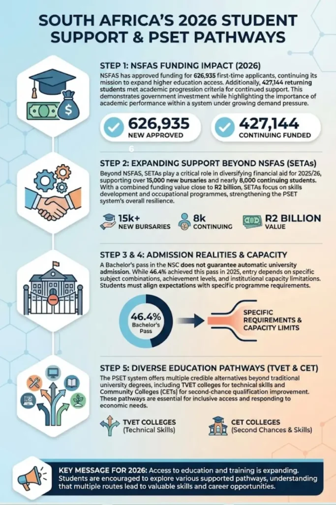 NSFAS Approves Funding 626 000 Applicants Details Step by Step 