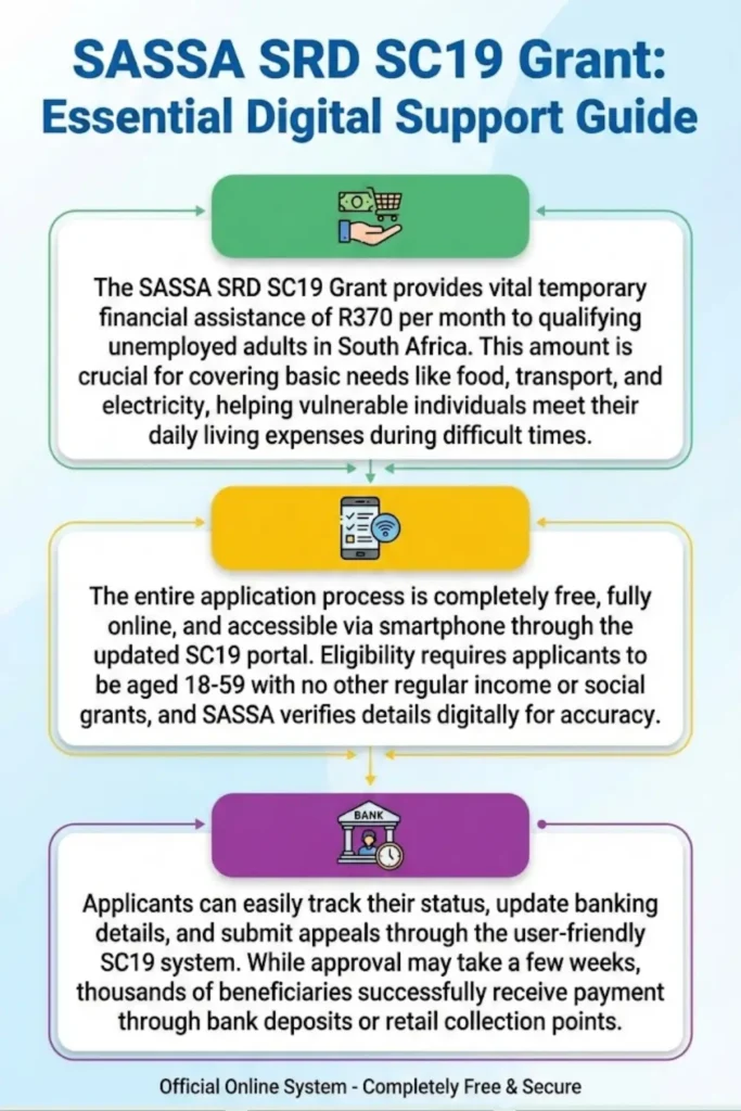 SASSA SRD SC19 Grant Application Details Check Basic Eligibility Rules Step by Step