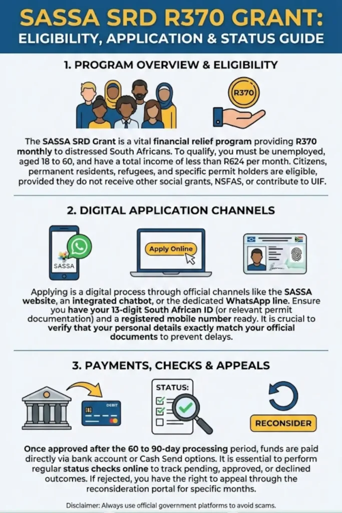 SASSA Status Check for R350 / R370 How to Apply & Check Eligibility Criteria