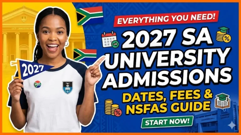 2027 University Applications South Africa Check New Important Details & Check Fee Deadlines