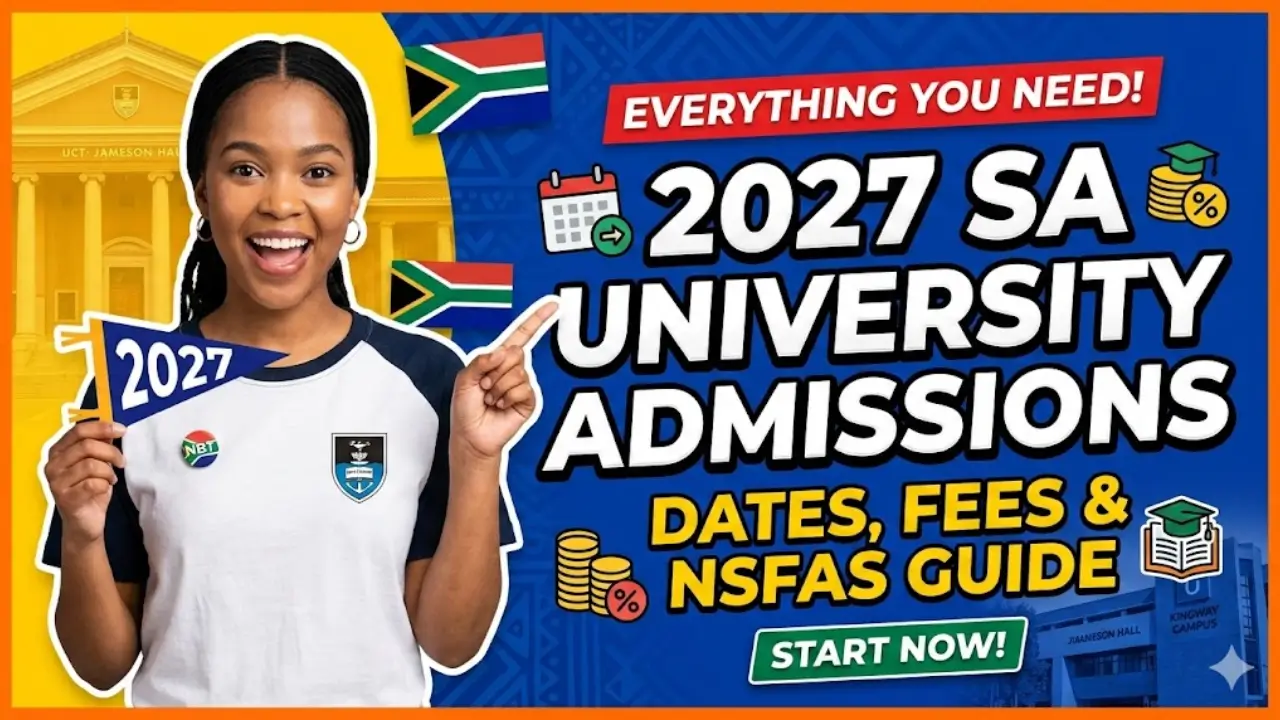 2027 University Applications South Africa Check New Important Details & Check Fee Deadlines