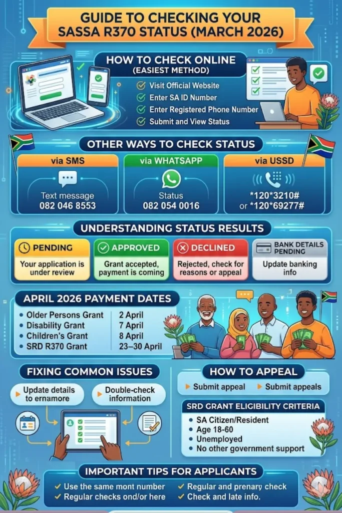 Check SASSA R350 Status 2026 Check March Details