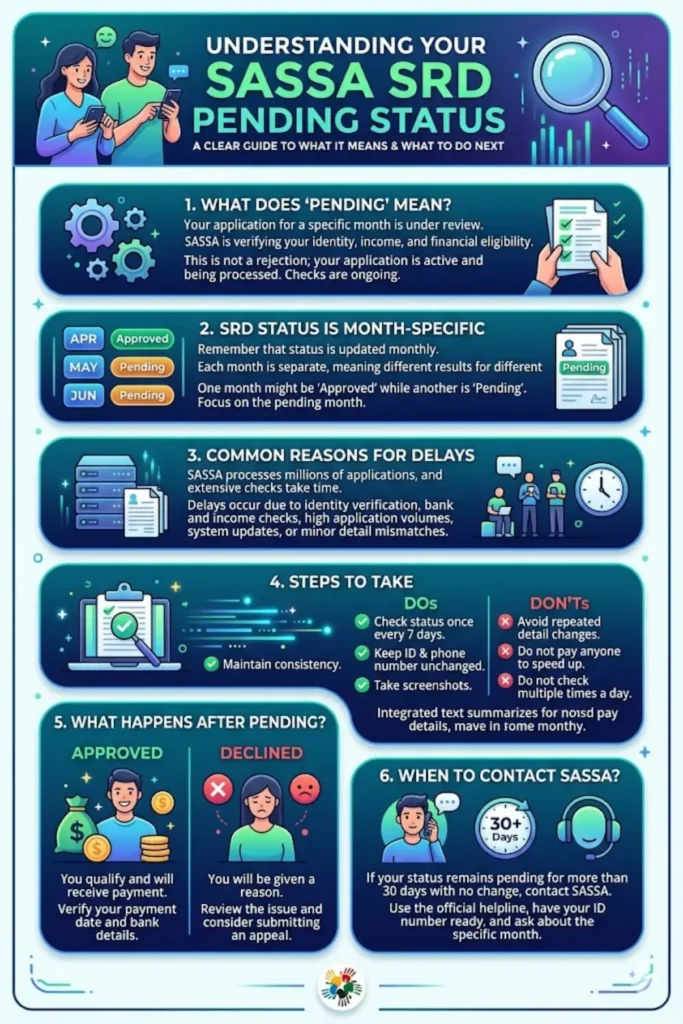 SASSA SRD Status Pending Details and Check Eligibility Criteria For SASSA Funding 