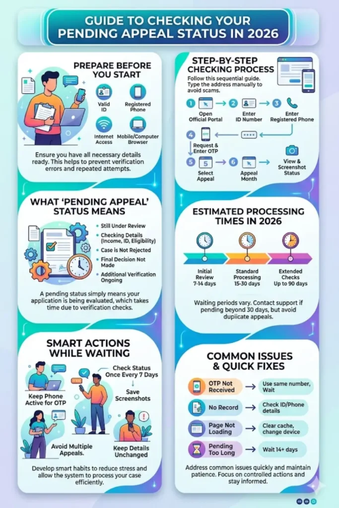 How to Check Pending Appeal 2026 & Check Full Details 