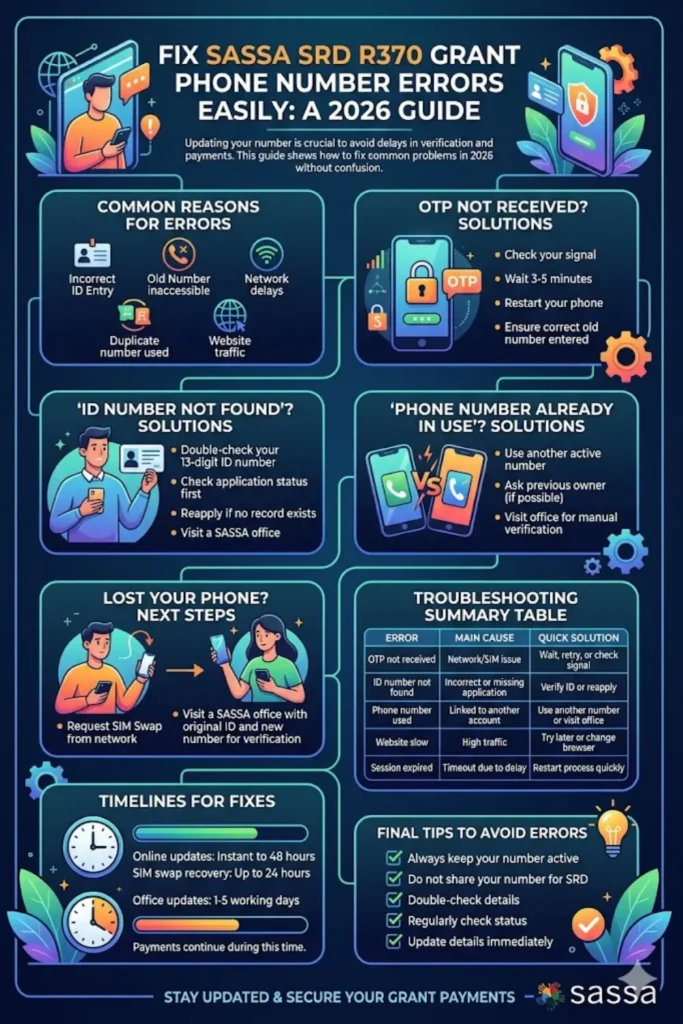 SASSA SRD Phone Number Common 2026 Errors and Troubleshooting