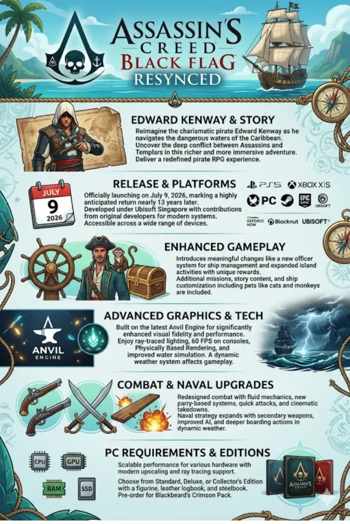 Assassin Creed Black Flag Resynced Release Date: Everything You Need to Know Before Sailing the Caribbean