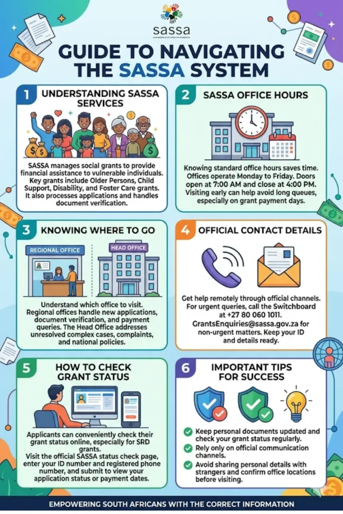 SASSA Office Hours Check Contact Details and More Info Step by Step