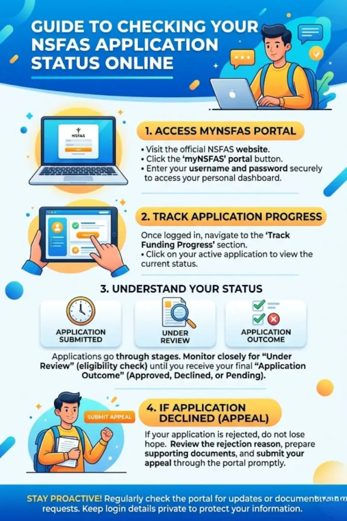 NSFAS Login Portal Status Check Online Step by Step  