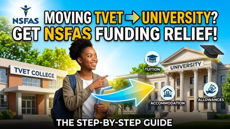 How will You Benefit from NSFAS Funding Relief if you Want to Enter University from a TVET College