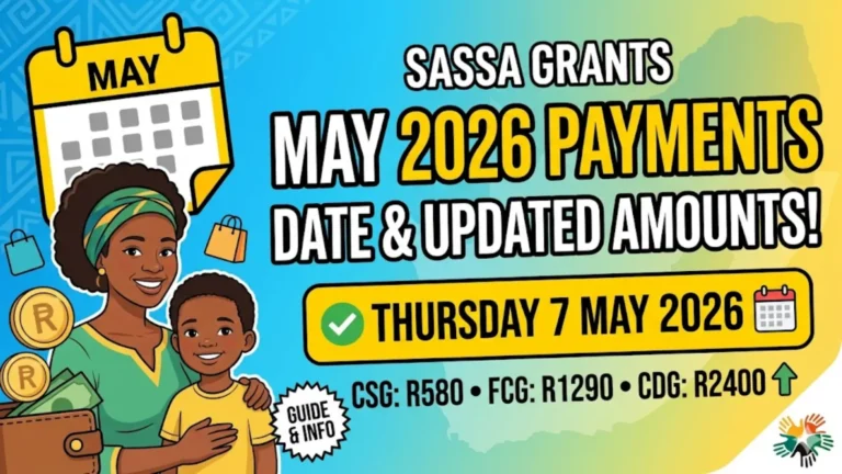SASSA May 2026 Children Grants Increased by R20 from R560 to R580 in April 2026 