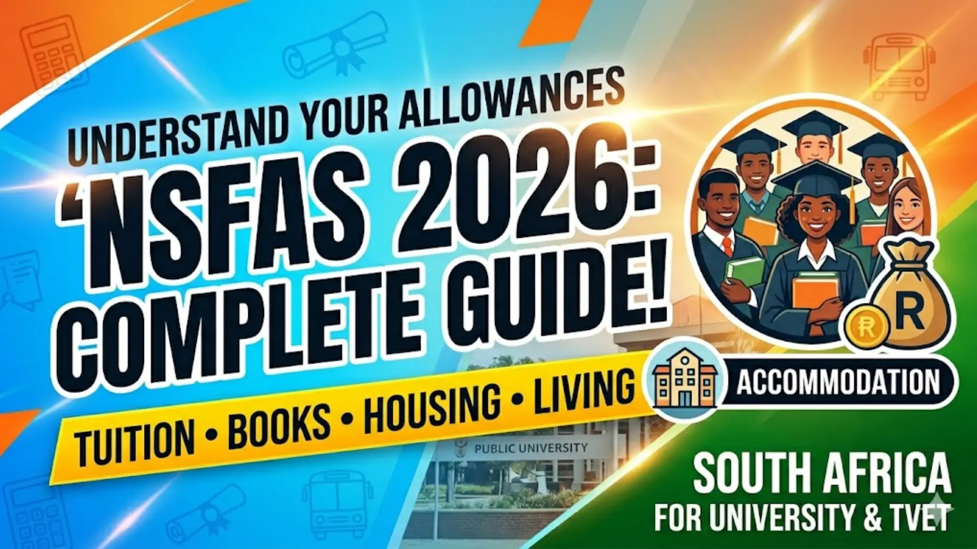 Who Qualifies for NSFAS Allowances & Check Tuition Fees, TVET College Accommodation Caps