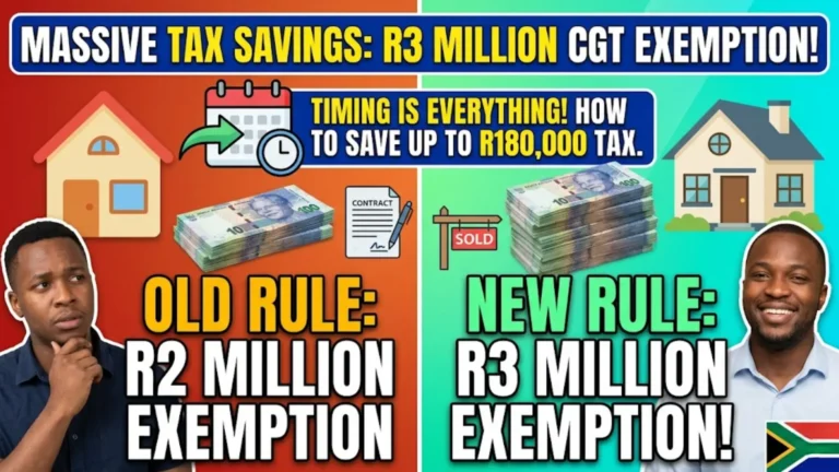 R3 Million Primary Residence Exclusion and Check Higher CGT Exemption Brings Potential Relief