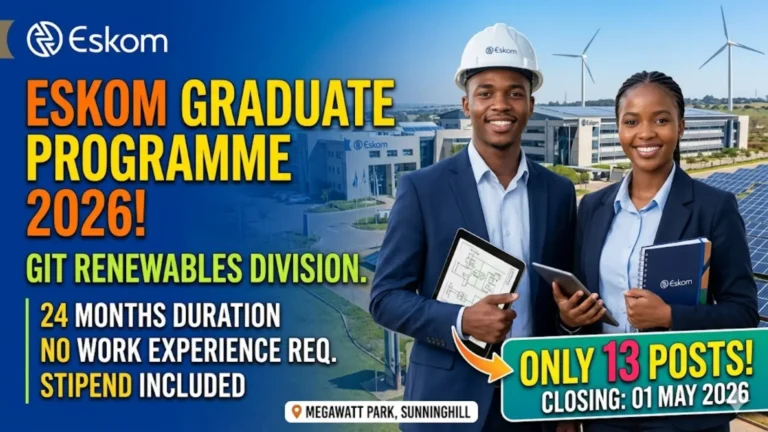 Eskom Graduate in Training Programme 2026 Check (X13 Posts) Details Step by Step