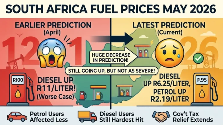 South Africa Fuel Price Increase In May 2026