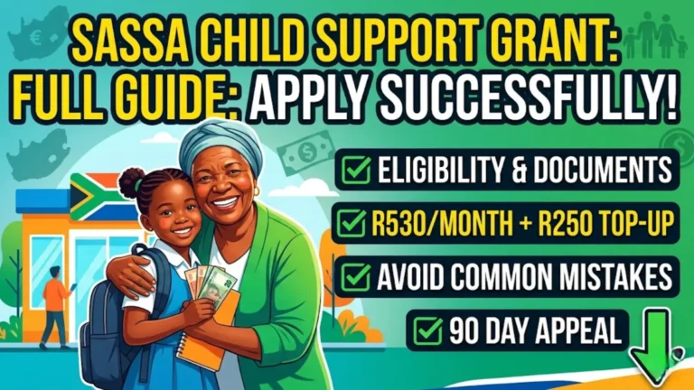 SASSA Child Support Grant (CSG) Check Eligibility & Requirements