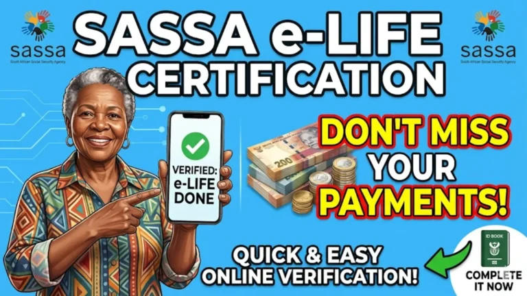 Sassa Annual Certification Online Guide Step by Step