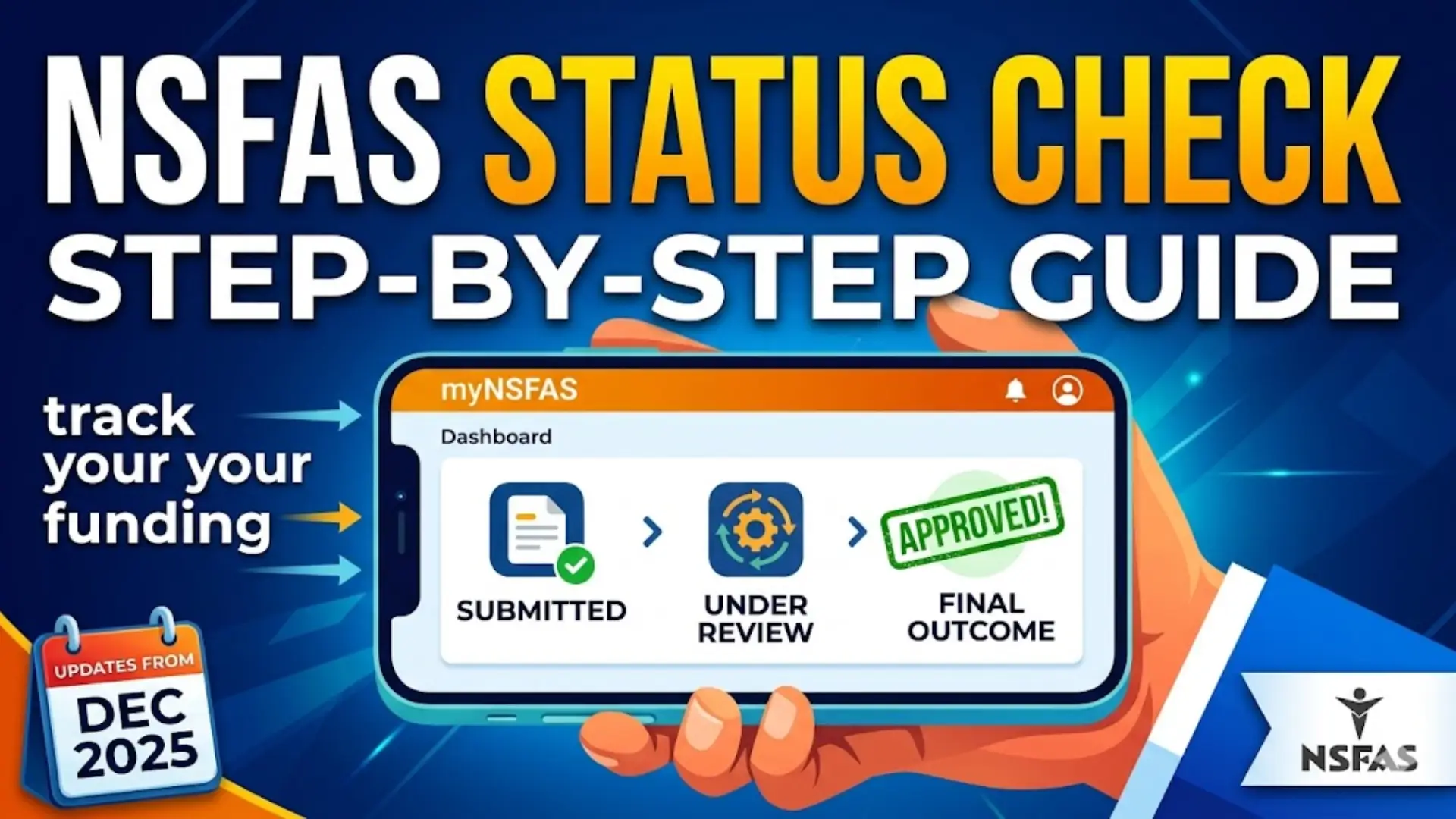 NSFAS Login Portal Status Check Online Step by Step