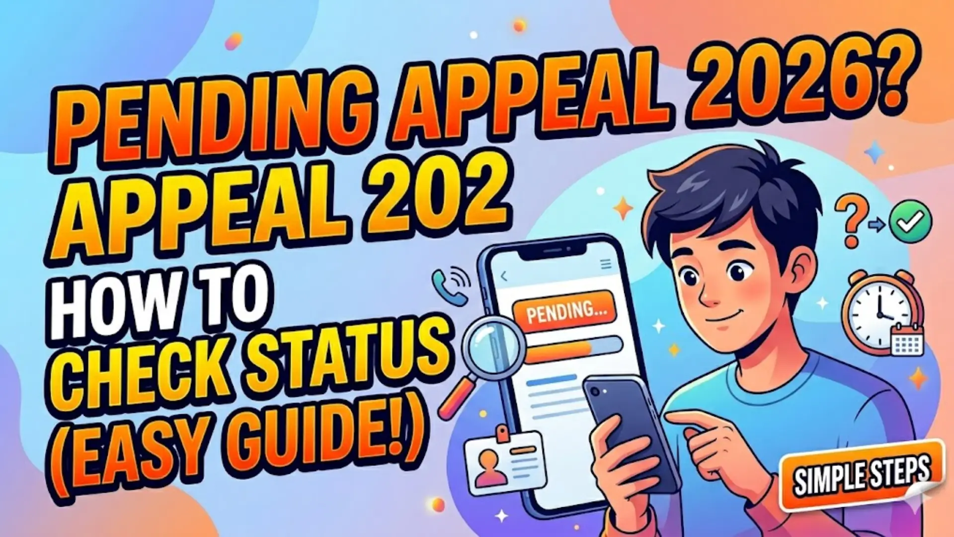 How to Check Pending Appeal 2026 & Check Full Details