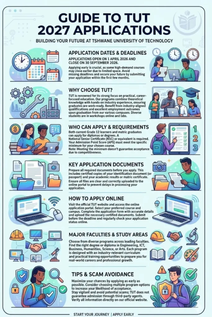 TUT 2027 applications Applications Check Study Opportunities Available at TUT