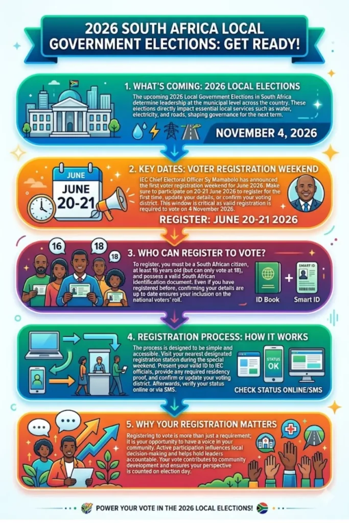 South Africa Voter Registration Weekend Details 2026 