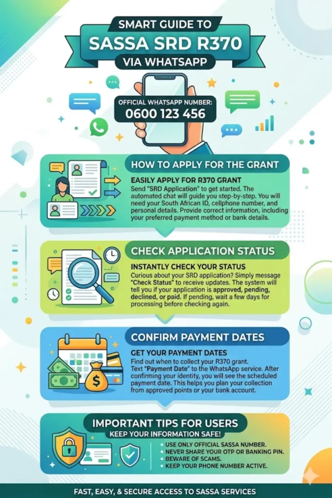Sasa Grant Srd Ngesizulu Whatsapp for SRD R370 Grant