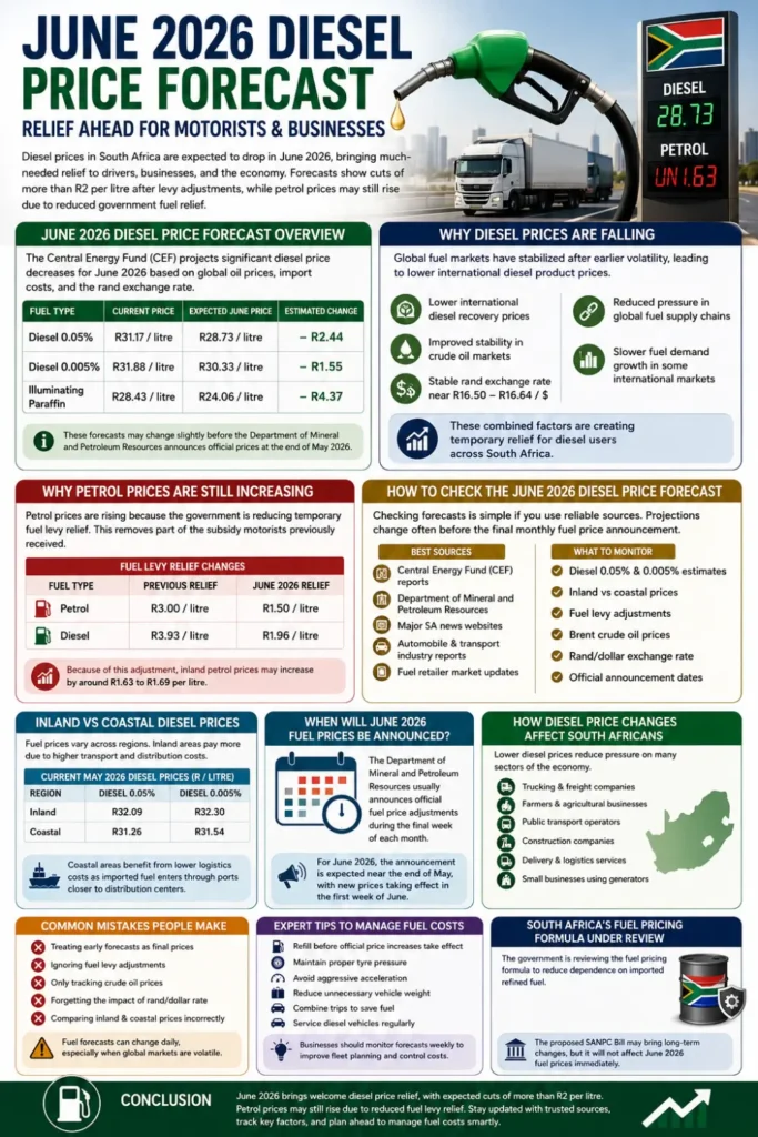 How to Check June 2026 Diesel Price Forecast