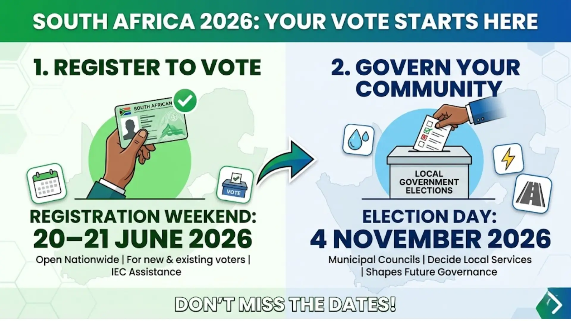 South Africa Voter Registration Weekend Details 2026