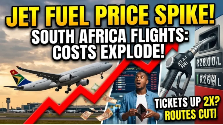 Bad News for People Traveling to South Africa Jet Fuel Price Increase