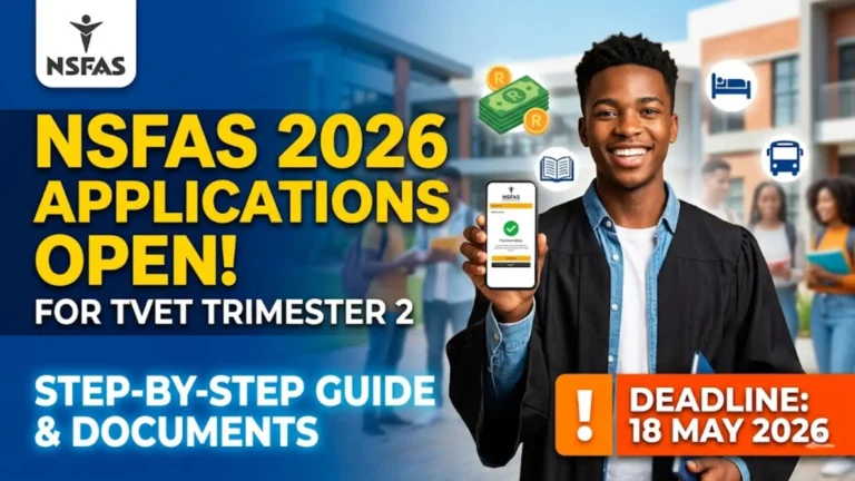 Nsfas T2 Application Through myNSFAS Portal