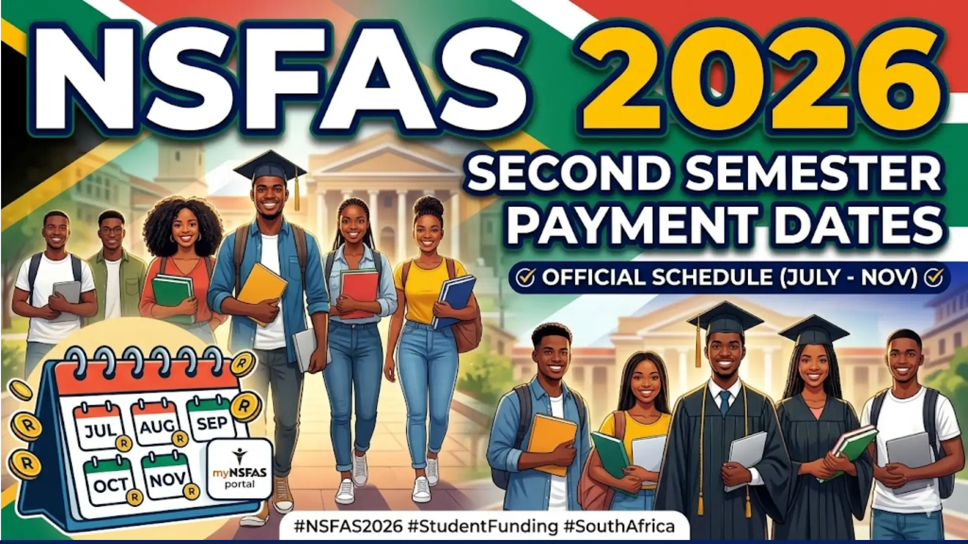 NSFAS Payment Dates 2026 Second Semester | Check Complete Schedule