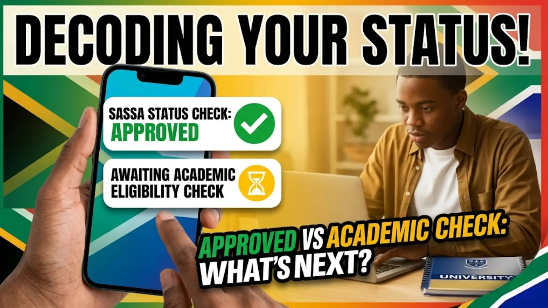 SASSA Status Check Approved & Check Awaiting Academic Eligibility Eheck