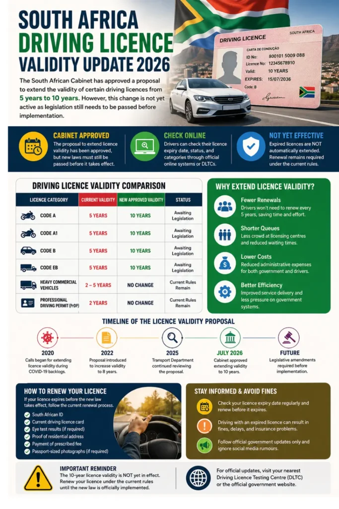 South Africa Driving Licence Validity Details Check Online