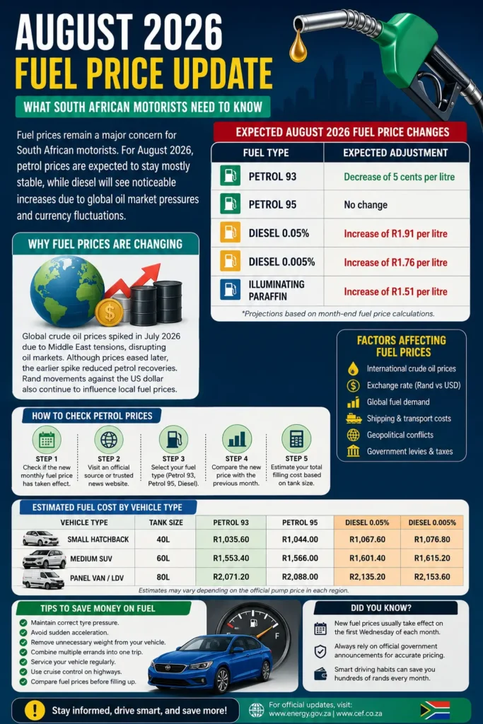 How to Check Petrol Prices August 2026 in South Africa – Complete Guide